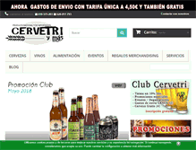 Tablet Screenshot of cervetri.com